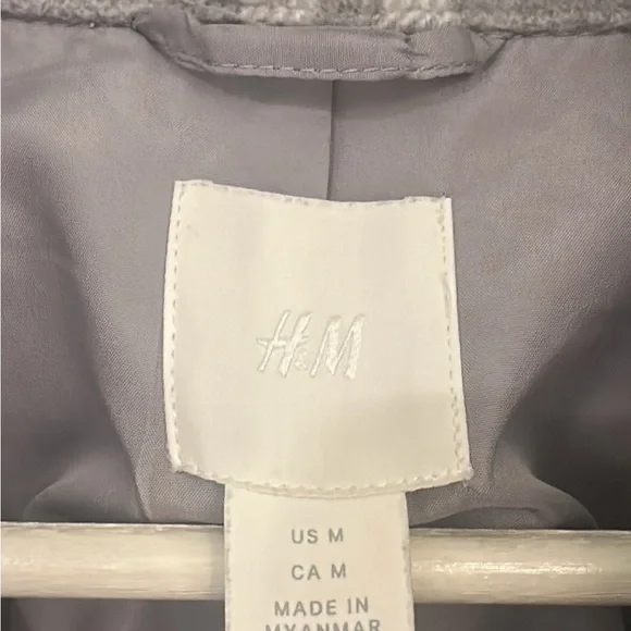 H&M Light Gray Jacket - Picture 8 of 9